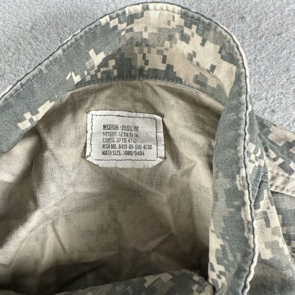 US Military ACU‎ Army Combat Uniform Coat UCP Digital Camo Ripstop Medium Reg - Picture 7 of 16